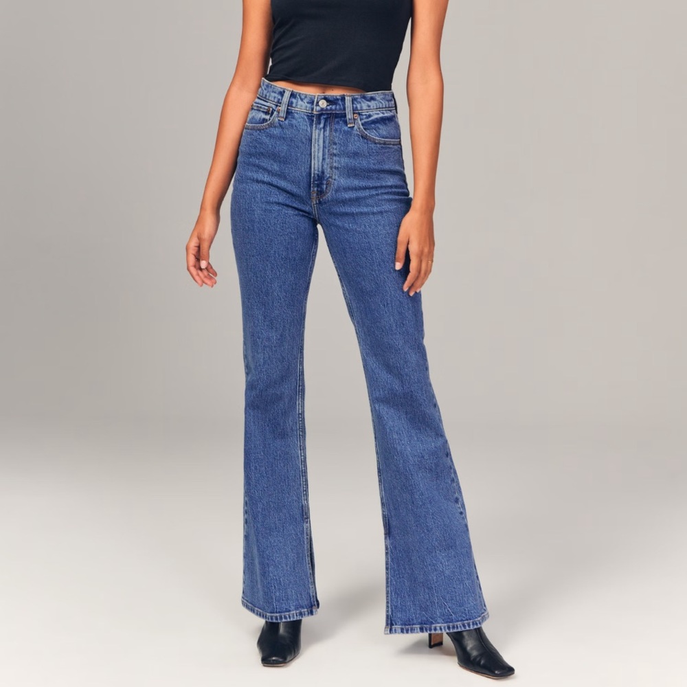 Abercrombie Vintage Flare High Rise Jeans - Curve Love